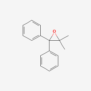 molecular formula C16H16O B12081013 2,2-Dimethyl-3,3-diphenyloxirane CAS No. 60227-39-6