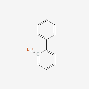 molecular formula C12H9Li B12081020 Lithium, [1,1'-biphenyl]-2-yl- CAS No. 55365-18-9