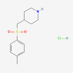 molecular formula C13H20ClNO2S B12081025 4-(Tosylmethyl)piperidine hydrochloride 