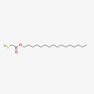 molecular formula C18H36O2S B1208105 Hexadecyl mercaptoacetate CAS No. 22811-02-5