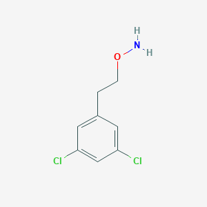molecular formula C8H9Cl2NO B12081058 O-[2-(3,5-Dichlorophenyl)ethyl]hydroxylamine 