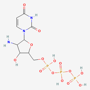 molecular formula C9H16N3O14P3 B12081068 2'-Amino-2'-deoxyuridine-5'-triphosphate 