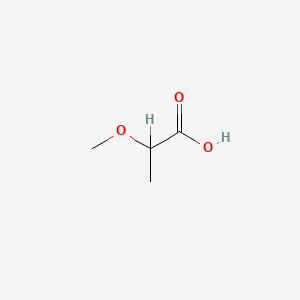molecular formula C4H8O3 B1208107 2-Methoxypropanoic acid CAS No. 4324-37-2