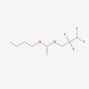 molecular formula C9H16F4O2 B12081076 Butyl 2,2,3,3-tetrafluoropropyl acetaldehyde acetal 