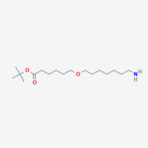 molecular formula C17H35NO3 B12081107 tert-Butyl 6-((7-aminoheptyl)oxy)hexanoate 