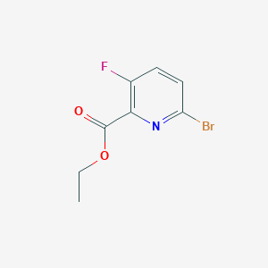 molecular formula C8H7BrFNO2 B12081126 Ethyl 6-bromo-3-fluoropicolinate 