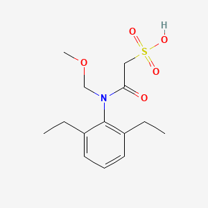 molecular formula C14H21NO5S B1208118 Alachlor ESA CAS No. 142363-53-9