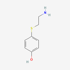 molecular formula C8H11NOS B1208119 4-S-Cysteaminylphenol CAS No. 91281-34-4