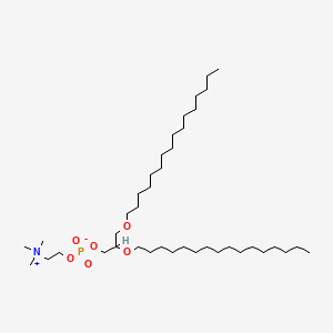 molecular formula C40H84NO6P B1208120 1,2-Dihexadecyl-sn-glycero-3-phosphocholine CAS No. 36314-47-3