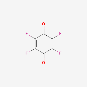 molecular formula C6F4O2 B1208127 Tetrafluoro-1,4-benzoquinone CAS No. 527-21-9