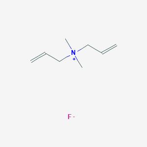 molecular formula C8H16FN B12081284 2-Propen-1-aminium, N,N-dimethyl-N-2-propenyl-, fluoride CAS No. 65567-07-9