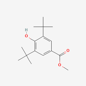 molecular formula C16H24O3 B1208134 3,5-二叔丁基-4-羟基苯甲酸甲酯 CAS No. 2511-22-0