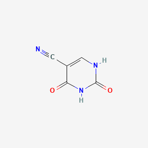 molecular formula C5H3N3O2 B1208135 5-氰尿嘧啶 CAS No. 4425-56-3
