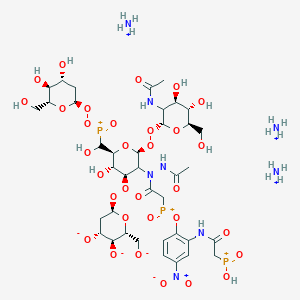 molecular formula C38H66N8O32P3+3 B120814 (Glcnac)4TP CAS No. 141334-39-6