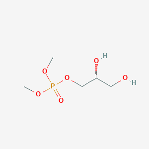 molecular formula C5H13O6P B12081406 Phosphoric acid, (2R)-2,3-dihydroxypropyl dimethyl ester CAS No. 565453-61-4