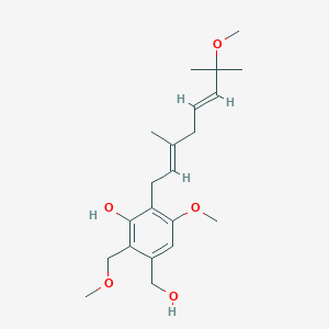 molecular formula C21H32O5 B1208145 Hericenol D 
