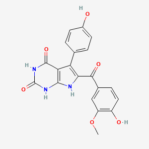 molecular formula C20H15N3O6 B1208148 Rigidin B 