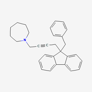 Hexahydro-1-[4-(9-benzyl-9H-fluorene-9-yl)-2-butynyl]-1H-azepine