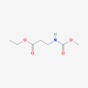 molecular formula C7H13NO4 B120817 Ethyl 3-(methoxycarbonylamino)propanoate CAS No. 145104-53-6