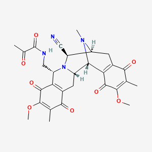 molecular formula C29H30N4O8 B1208175 Saframycin A 