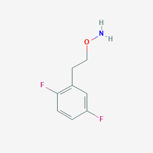 molecular formula C8H9F2NO B12081816 O-[2-(2,5-Difluorophenyl)ethyl]hydroxylamine 