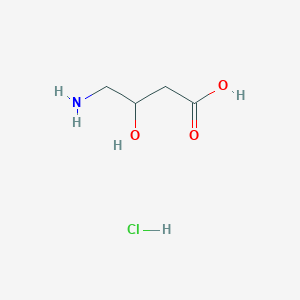 molecular formula C4H10ClNO3 B12081850 4-Amino-3-hydroxybutanoic acid hydrochloride 