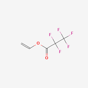 molecular formula C5H3F5O2 B12081882 Vinyl pentafluoropropionate CAS No. 357-47-1
