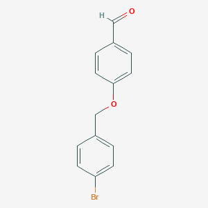 molecular formula C14H11BrO2 B120819 4-(4-Bromobenzyloxy)benzaldehyde CAS No. 149833-95-4