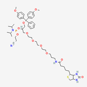 molecular formula C52H76N5O11PS B12081900 Biotin-teg cep 