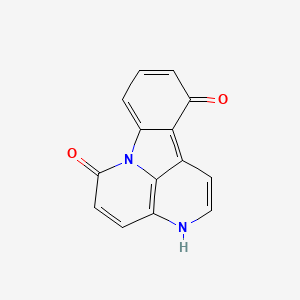 molecular formula C14H8N2O2 B1208191 11-Hydroxycanthin-6-one CAS No. 75969-83-4