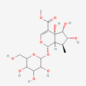 molecular formula C17H26O12 B1208192 Pulchelloside I CAS No. 67244-49-9