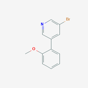 molecular formula C12H10BrNO B12081928 3-Bromo-5-(2-methoxyphenyl)pyridine CAS No. 1276123-25-1