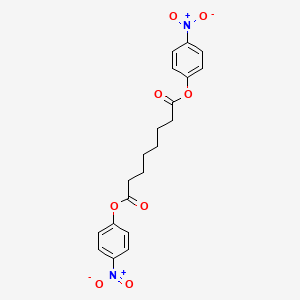 molecular formula C20H20N2O8 B12081942 Bis(4-nitrophenyl) octanedioate CAS No. 49759-35-5
