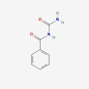 molecular formula C8H8N2O2 B1208200 苯甲酰脲 CAS No. 614-22-2