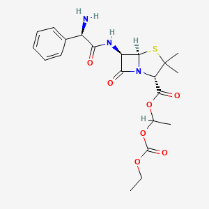 molecular formula C21H27N3O7S B1208201 Bacampicillin CAS No. 50972-17-3