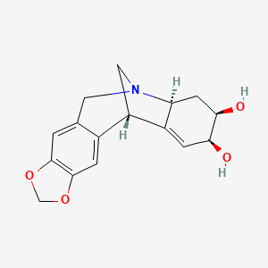 molecular formula C16H17NO4 B1208202 布伦斯维金 CAS No. 1354-81-0