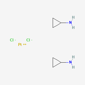 Platinum (II), bis(cyclopropylammine)dichloro-, trans-