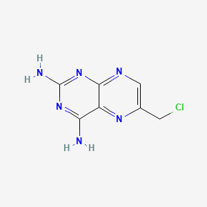molecular formula C7H7ClN6 B1208208 2,4-二氨基-6-氯甲基蝶啶 CAS No. 57521-63-8