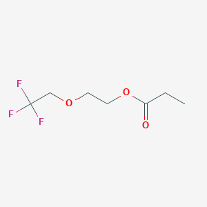 molecular formula C7H11F3O3 B12082083 Ethanol, 2-(2,2,2-trifluoroethoxy)-, 1-propanoate CAS No. 263164-53-0