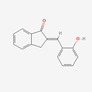 molecular formula C16H12O2 B12082142 2-(2-Hydroxybenzylidene)-1-indanone CAS No. 1801659-02-8