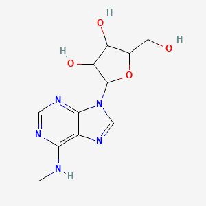 molecular formula C11H15N5O4 B12082152 6-Methylaminopurine arabinoside CAS No. 65494-95-3