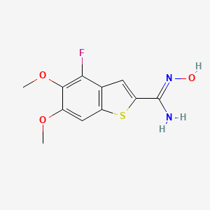 molecular formula C11H11FN2O3S B12082170 Anti-Heart Failure Agent 1 