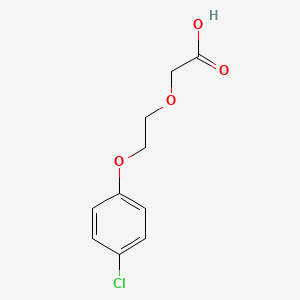 molecular formula C10H11ClO4 B12082172 2-[2-(4-Chlorophenoxy)ethoxy]acetic acid 