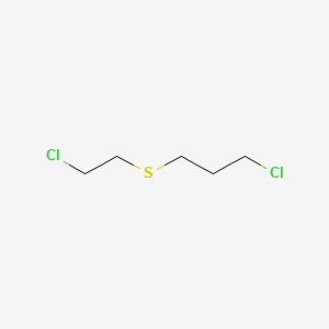 molecular formula C5H10Cl2S B1208218 1-Chloro-3-((2-chloroethyl)thio)propane CAS No. 71784-01-5