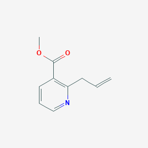 molecular formula C10H11NO2 B12082225 Methyl 2-allylnicotinate 