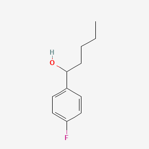 molecular formula C11H15FO B12082254 1-(4-Fluorophenyl)pentan-1-ol CAS No. 3913-55-1