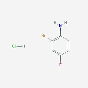 molecular formula C6H6BrClFN B12082283 2-Bromo-4-fluoroaniline hydrochloride CAS No. 1184937-19-6