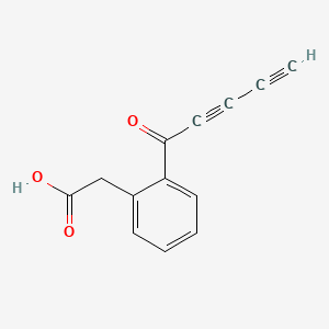 molecular formula C13H8O3 B1208229 Peniophorin B CAS No. 75217-62-8
