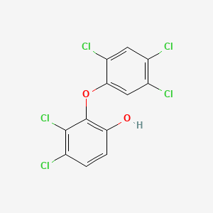 molecular formula C12H5Cl5O2 B1208232 Dichloro(2,4,5-trichlorophenoxy)phenol CAS No. 119036-18-9