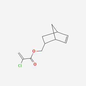 molecular formula C11H13ClO2 B12082321 (Bicyclo(2.2.1)hept-5-en-2-yl)methyl 2-chloroacrylate CAS No. 71989-91-8